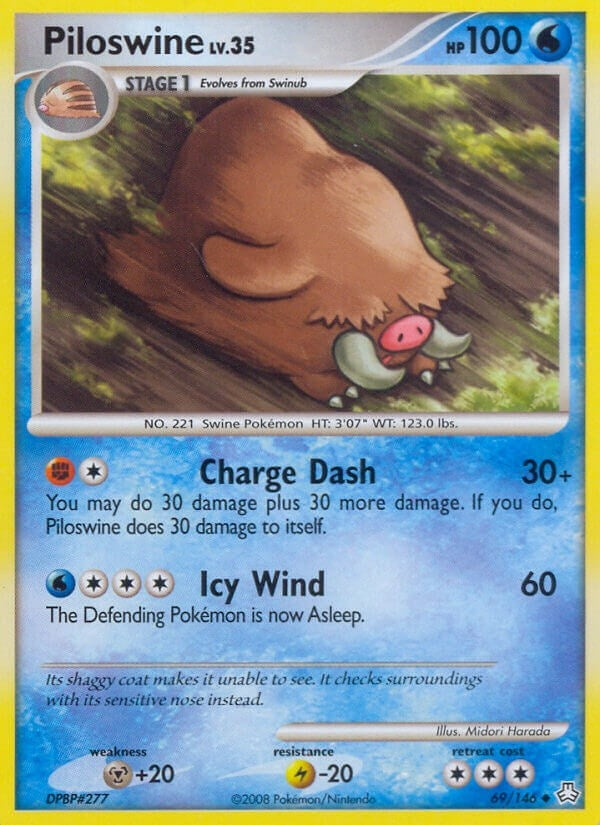 Image for Piloswine (69/146) (Legends Awakened) (LA) - Pokemon