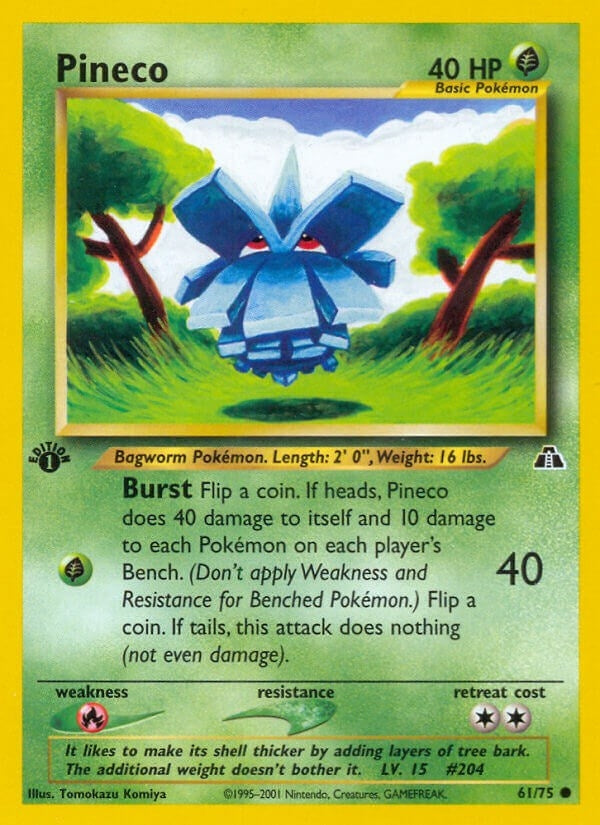 Image for Pineco (61/75) (Neo Discovery) (N2) - Pokemon