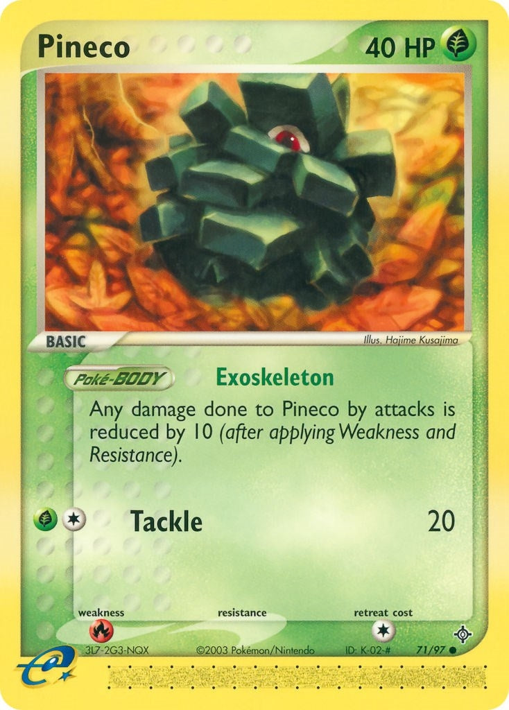 Image for Pineco (71/97) (EX Dragon) (DR) - Pokemon