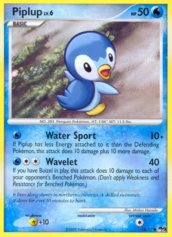 Image for Piplup (016/017) (POP Series 9) (POP) - Pokemon