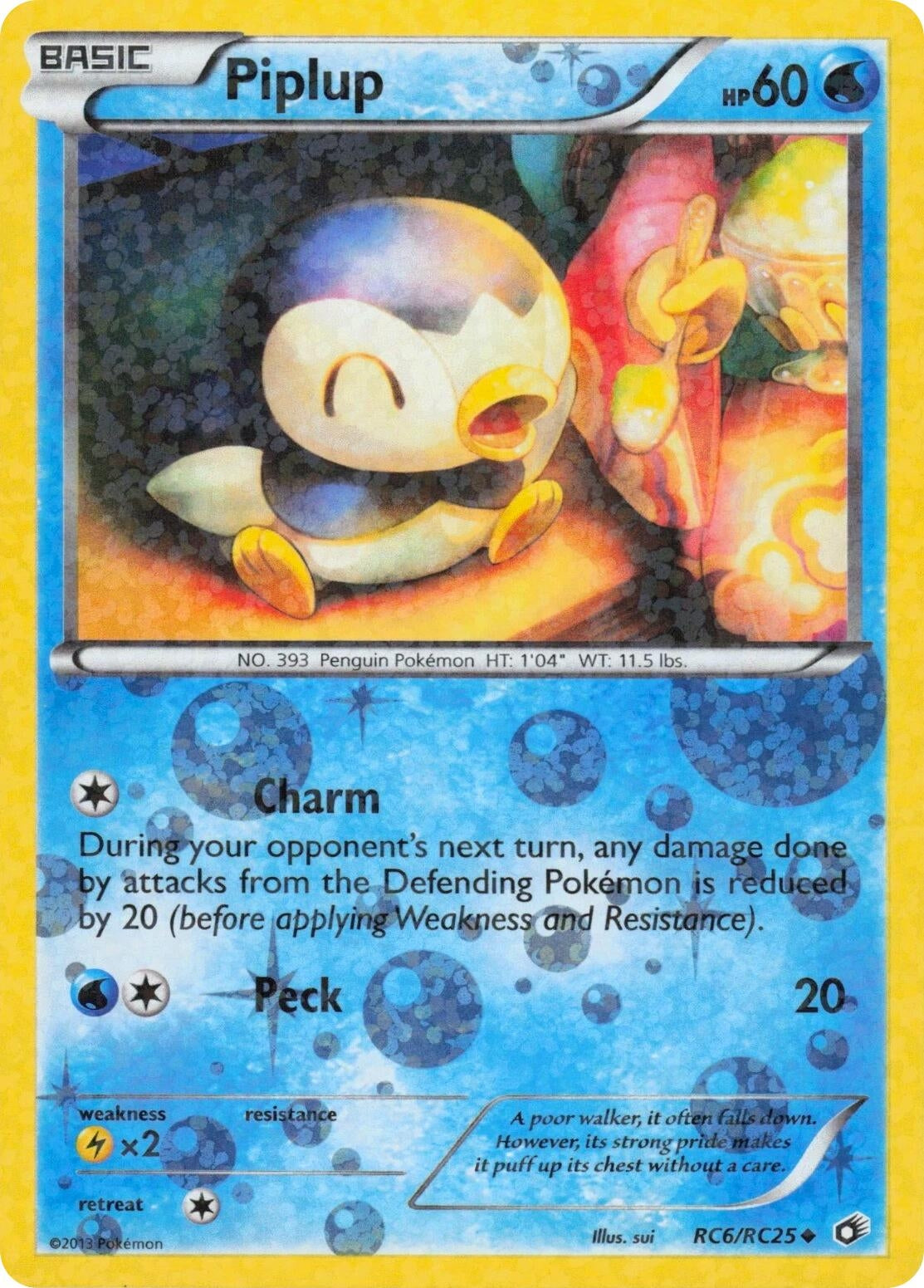 Image for Piplup (RC6/RC25) (Legendary Treasures: Radiant Collection) (LTR) - Pokemon
