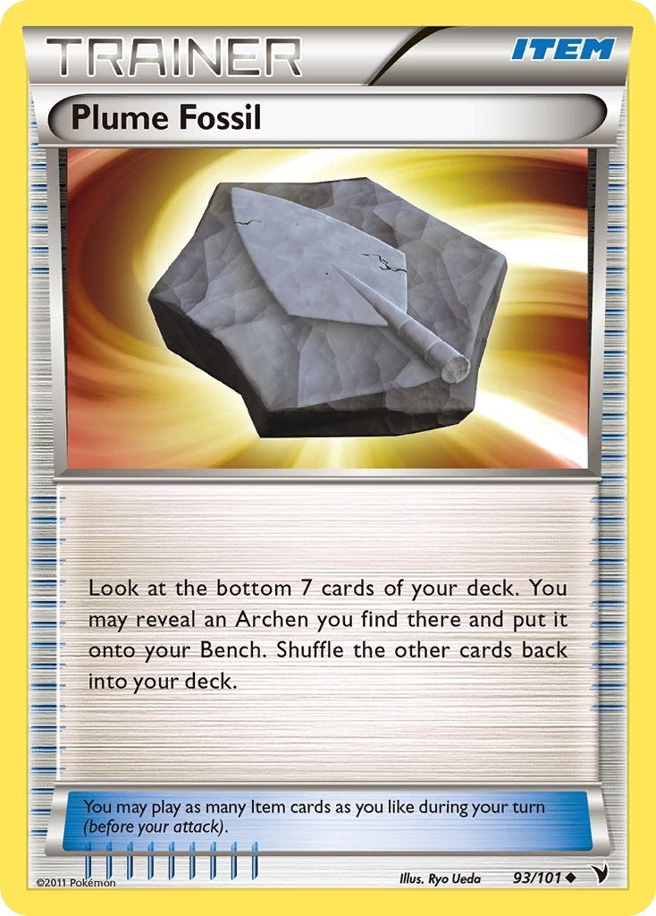 Image for Plume Fossil (93/101) (Noble Victories) (NVI) - Pokemon