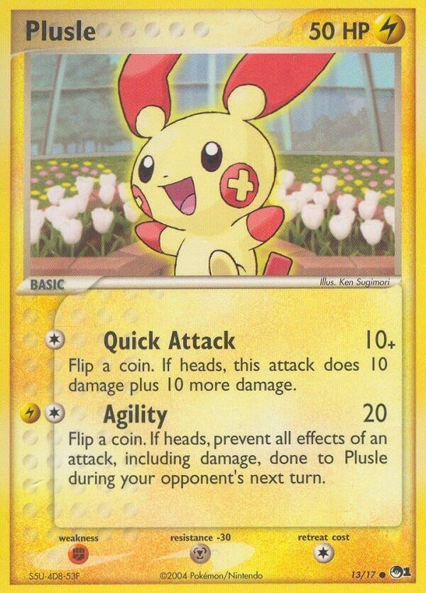 Image for Plusle (013/017) (POP Series 1) (POP) - Pokemon