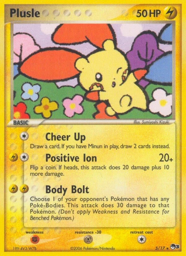 Image for Plusle (005/017) (POP Series 3) (POP) - Pokemon