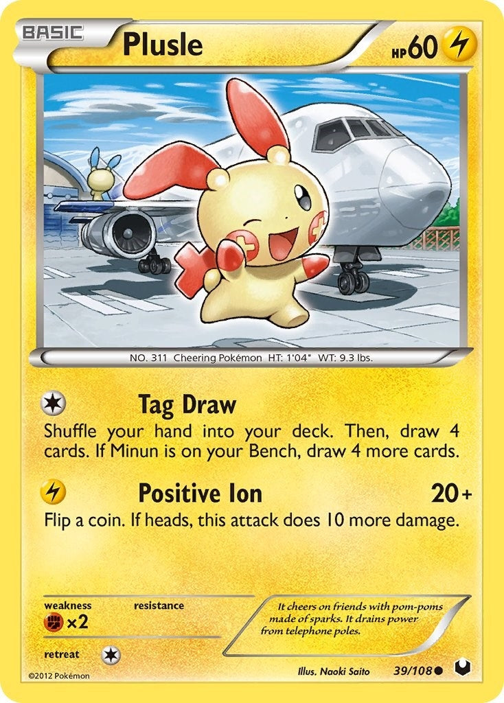 Image for Plusle (39/108) (Dark Explorers) (DEX) - Pokemon