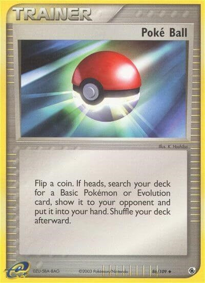 Image for Poke Ball (86/109) (EX Ruby and Sapphire) (RS) - Pokemon