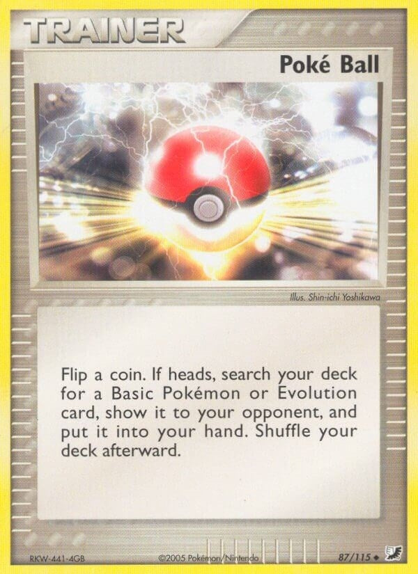 Image for Poke Ball (87/115) (EX Unseen Forces) (UF) - Pokemon