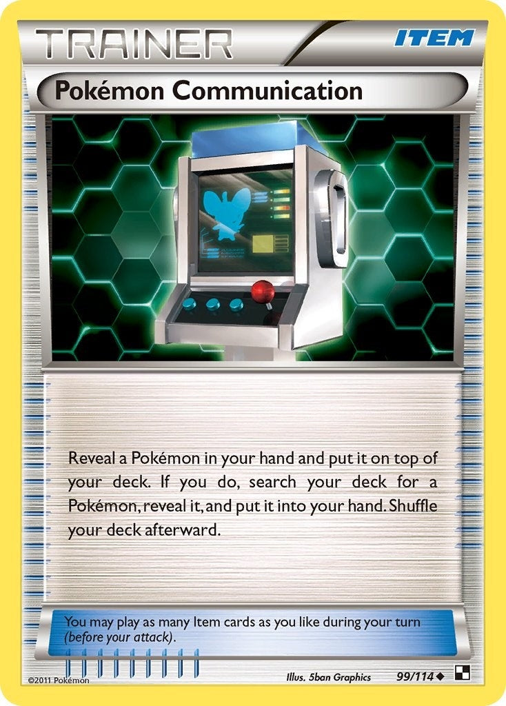 Image for Pokemon Communication (99/114) (Black and White) (BLW) - Pokemon