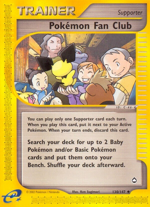 Image for Pokemon Fan Club (130/147) (Aquapolis) (AQ) - Pokemon