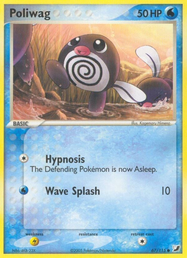 Image for Poliwag (67/115) (EX Unseen Forces) (UF) - Pokemon