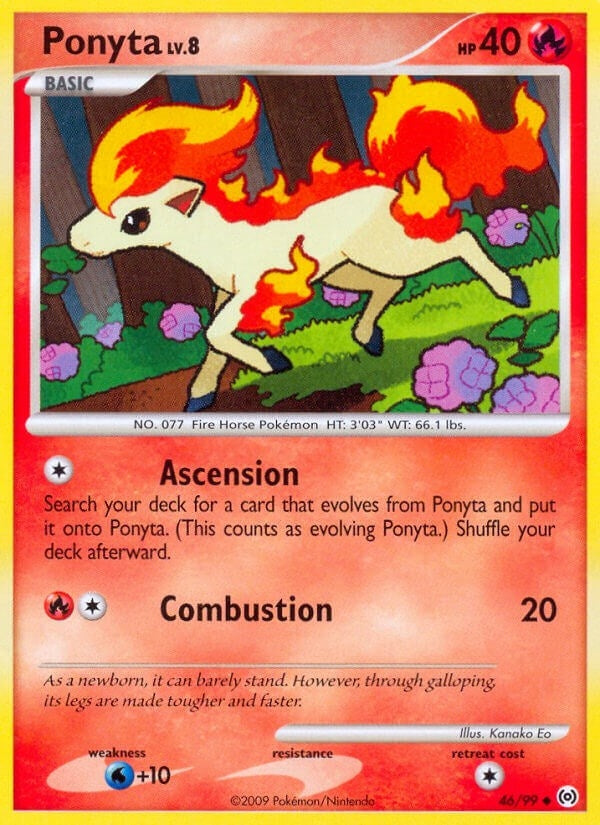 Image for Ponyta (46) (46/99) (Arceus) (AR) - Pokemon