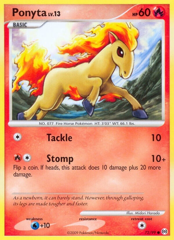 Image for Ponyta (72) (72/99) (Arceus) (AR) - Pokemon