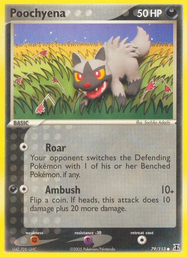 Image for Poochyena (79/113) (EX Delta Species) (DS) - Pokemon