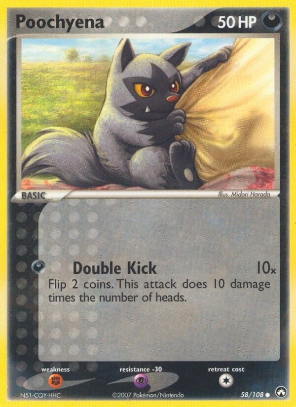 Image for Poochyena (58/108) (EX Power Keepers) (PK) - Pokemon