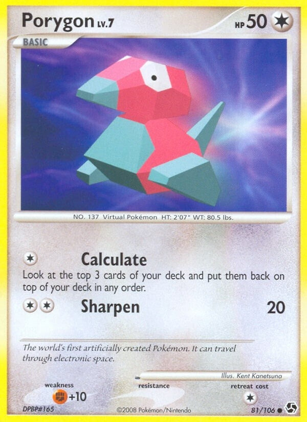 Image for Porygon (81/106) (Great Encounters) (GE) - Pokemon