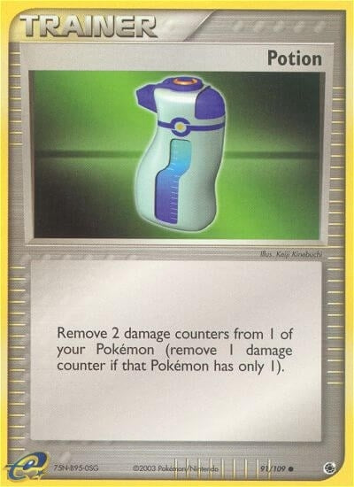 Image for Potion (91/109) (EX Ruby and Sapphire) (RS) - Pokemon