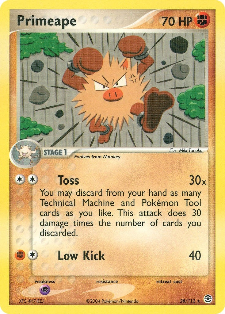 Image for Primeape (28/112) (EX FireRed & LeafGreen) (RG) - Pokemon