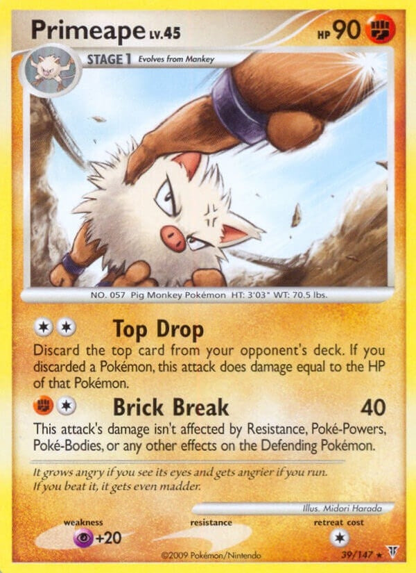 Image for Primeape (39) (Supreme Victors) (SV) - Pokemon