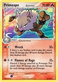 Image for Primeape (Delta Species) (50/110) (EX Holon Phantoms) (HP) - Pokemon
