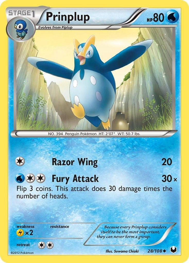Image for Prinplup (28/108) (Dark Explorers) (DEX) - Pokemon