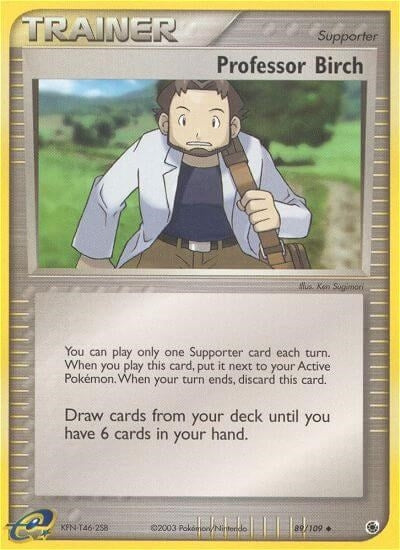 Image for Professor Birch (89/109) (EX Ruby and Sapphire) (RS) - Pokemon