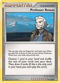 Image for Professor Rowan (112/130) (Diamond and Pearl) (DP) - Pokemon