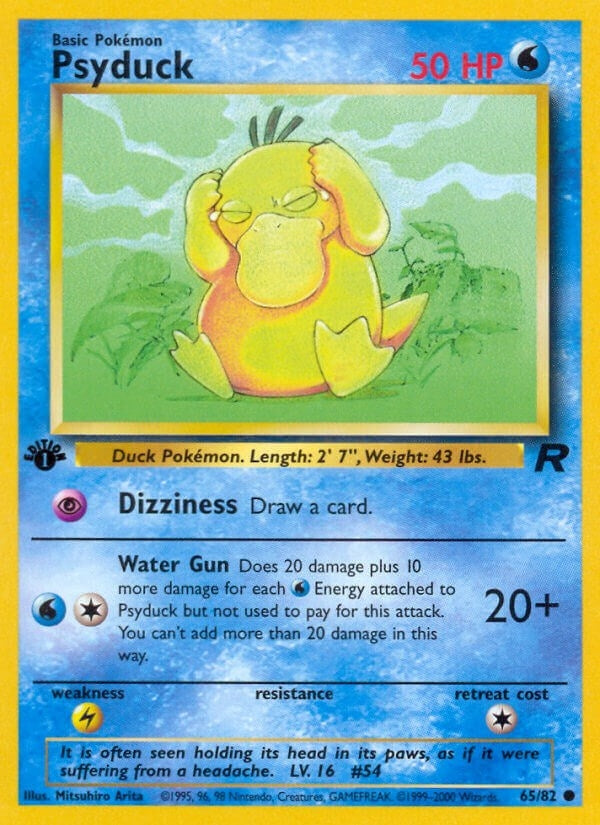 Image for Psyduck (65/82) (Team Rocket) (TR) - Pokemon