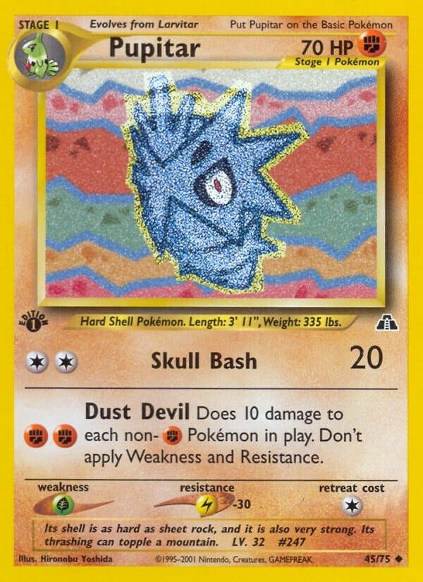 Image for Pupitar (45/75) (Neo Discovery) (N2) - Pokemon