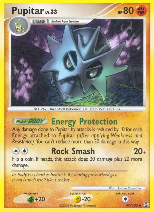 Image for Pupitar (47/100) (Stormfront) (SF) - Pokemon