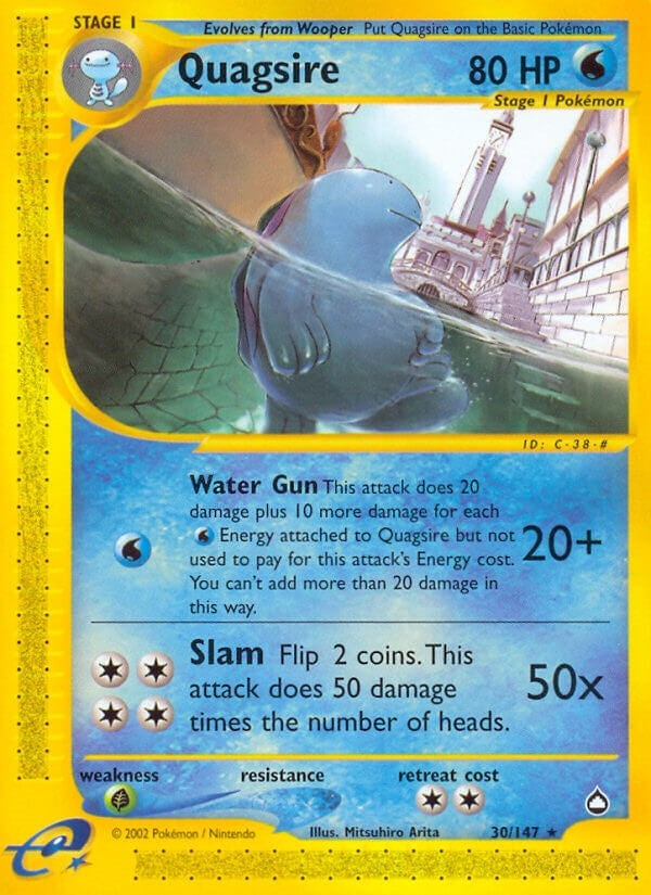 Image for Quagsire (030/147) (Aquapolis) (AQ) - Pokemon