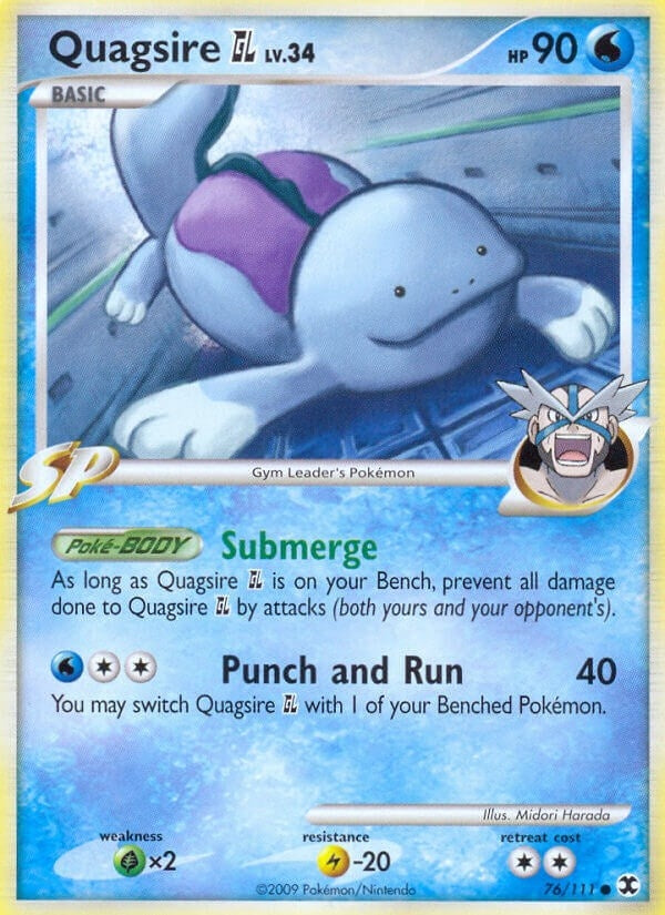 Image for Quagsire GL (76/111) (Rising Rivals) (RR) - Pokemon
