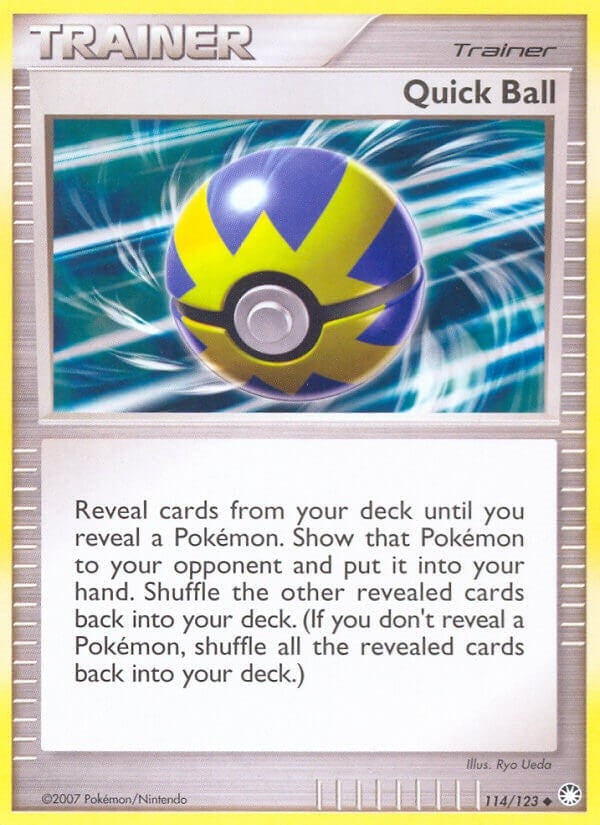 Image for Quick Ball (114/123) (Mysterious Treasures) (MT) - Pokemon