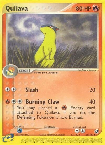 Image for Quilava (51/100) (EX Sandstorm) (SS) - Pokemon