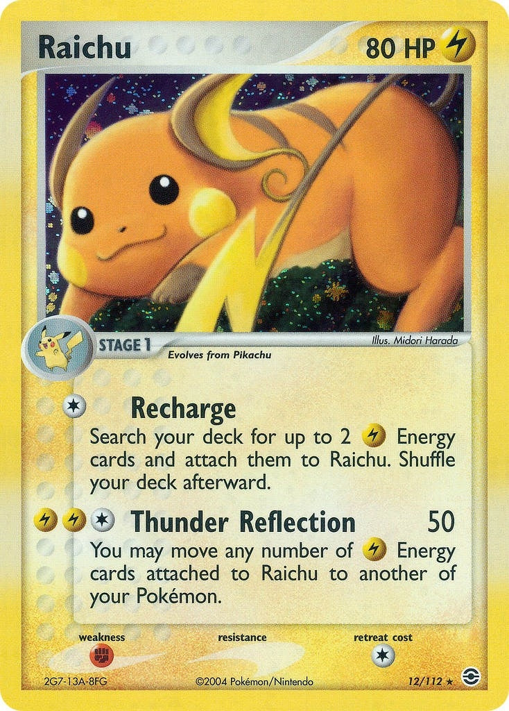 Image for Raichu (12/112) (EX FireRed & LeafGreen) (RG) - Pokemon