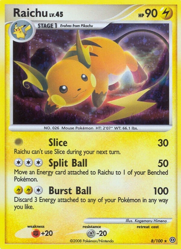 Image for Raichu (8/100) (Stormfront) (SF) - Pokemon
