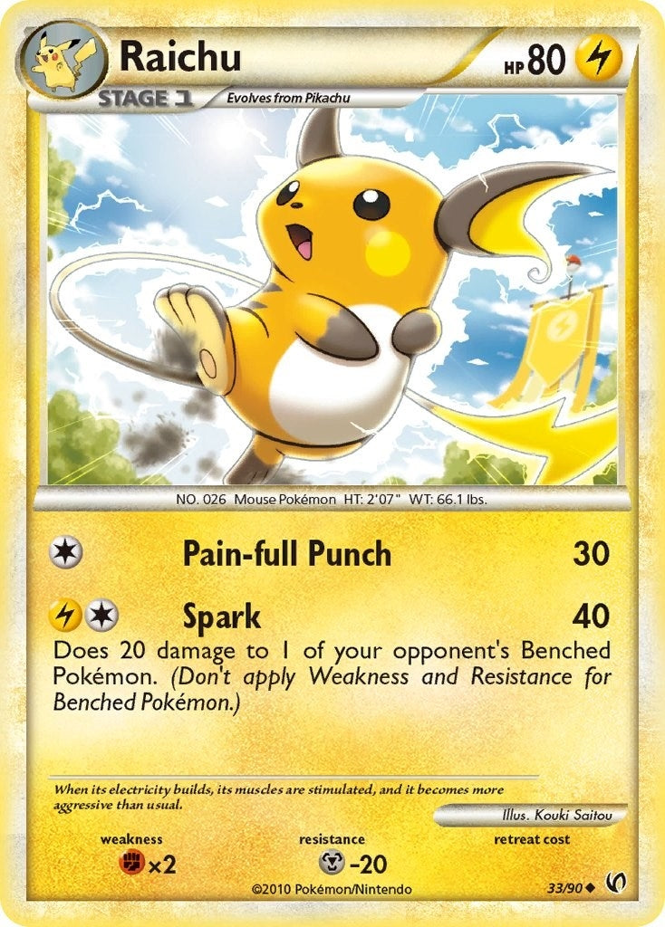 Image for Raichu (33/90) (Undaunted) (UD) - Pokemon