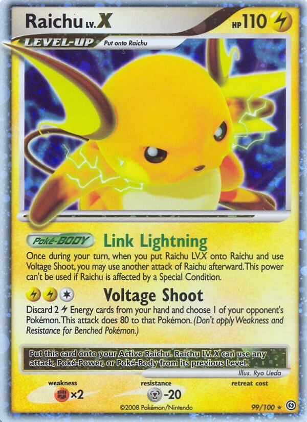Image for Raichu LV.X (99/100) (Stormfront) (SF) - Pokemon