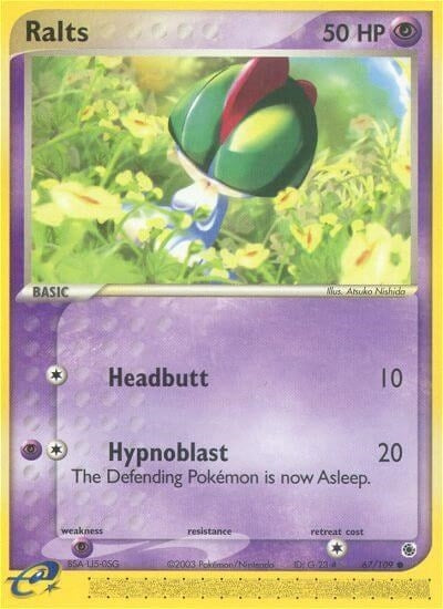 Image for Ralts (67/109) (EX Ruby and Sapphire) (RS) - Pokemon