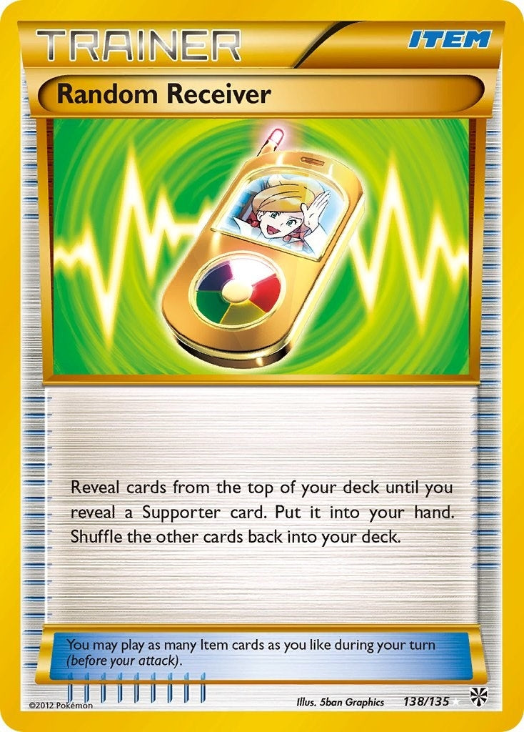 Image for Random Receiver (138/135) (Plasma Storm) (PLS) - Pokemon