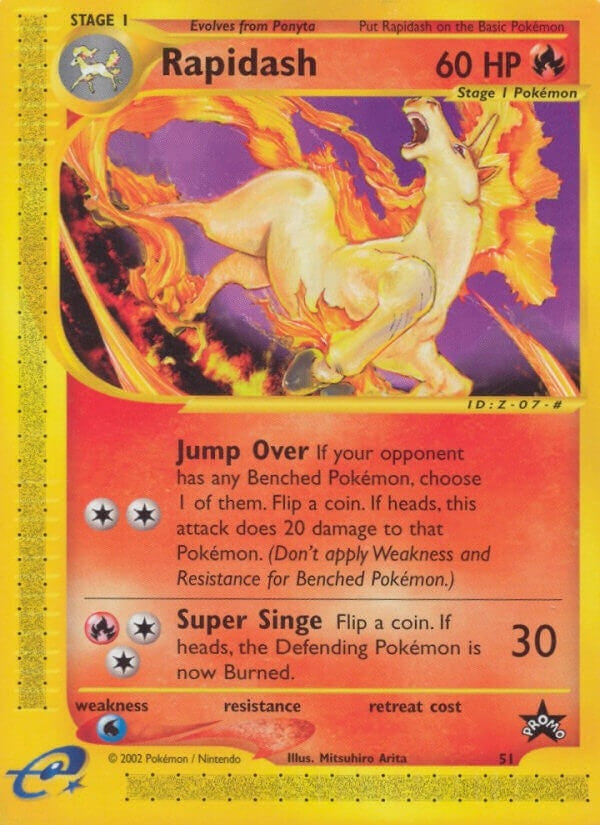 Image for Rapidash (51) (51/53) (WoTC Promo) (PR) - Pokemon