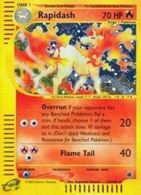 Image for Rapidash (26) (026/165) (Expedition) (EX) - Pokemon