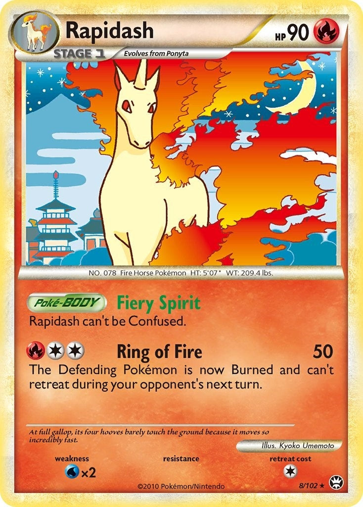 Image for Rapidash (8/102) (Triumphant) (TM) - Pokemon
