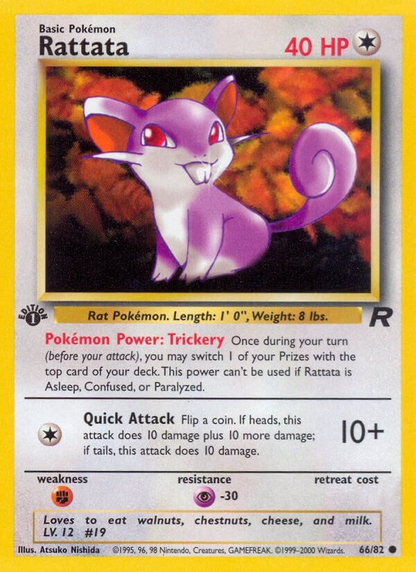 Image for Rattata (66/82) (Team Rocket) (TR) - Pokemon