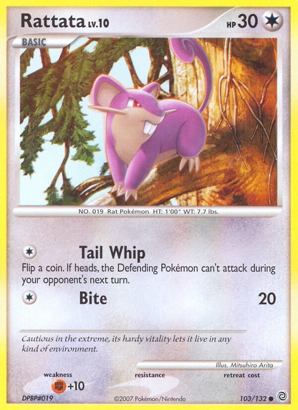 Image for Rattata (103/132) (Secret Wonders) (SW) - Pokemon
