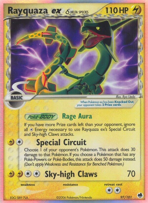 Image for Rayquaza ex (Delta Species) (97/101) (EX Dragon Frontiers) (DF) - Pokemon