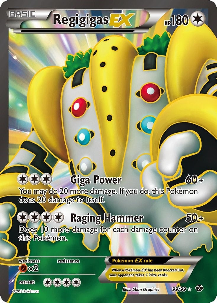 Image for Regigigas EX (99 Full Art) (99/99) (Next Destinies) (NXD) - Pokemon