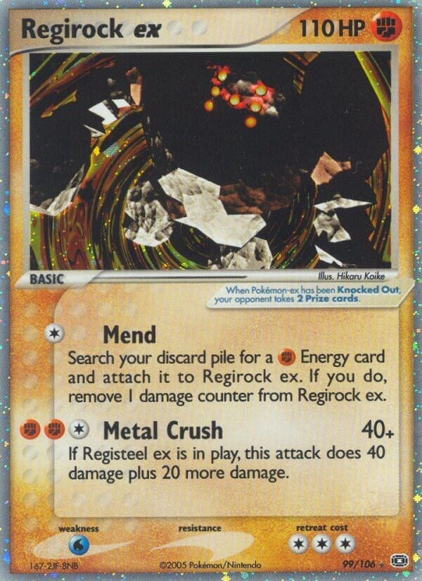 Image for Regirock ex (99/106) (EX Emerald) (EM) - Pokemon