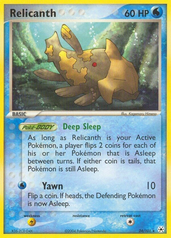 Image for Relicanth (24/101) (EX Hidden Legends) (HL) - Pokemon