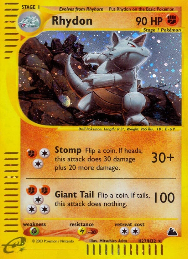 Image for Rhydon (H27) (H27/H32) (Skyridge) (SK) - Pokemon
