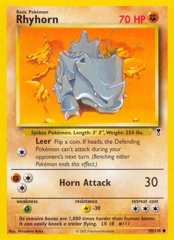 Image for Rhyhorn (090/110) (Legendary Collection) (LC) - Pokemon